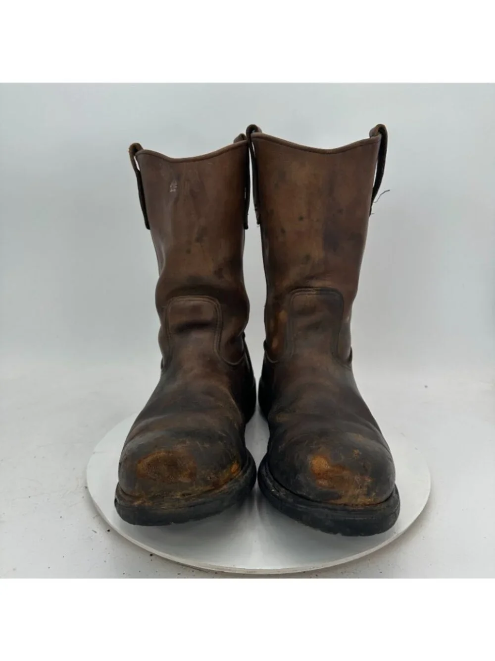 Red Wing Pecos  2231 Men Size 12D Brown Leather 11 inch Safety Toe Pull On Boot